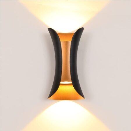10W Outdoor LED Wall Light – IP65 Waterproof, Heat & Cold Resistant, Modern Dual-Beam Design