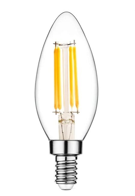 E-14 LED Filament Candle Bulb – Energy Saving Decorative Light