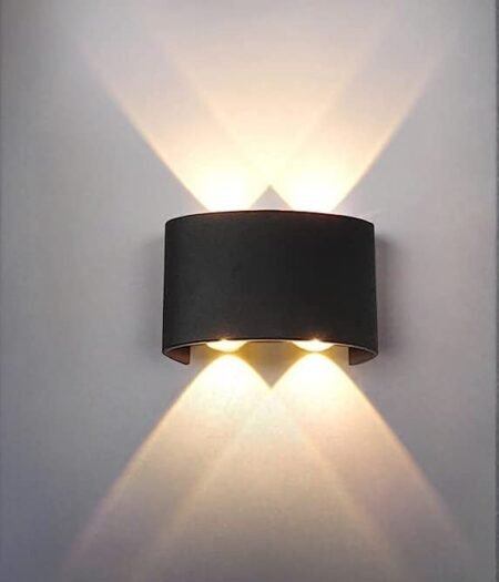 4W LED Wall Light – 2 Up & 2 Down Decorative Sconce