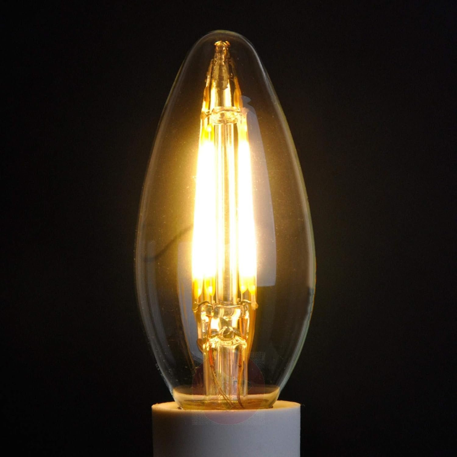 E-27 Candle LED Filament Bulb – 4W (Non-Dimmable) - Image 2