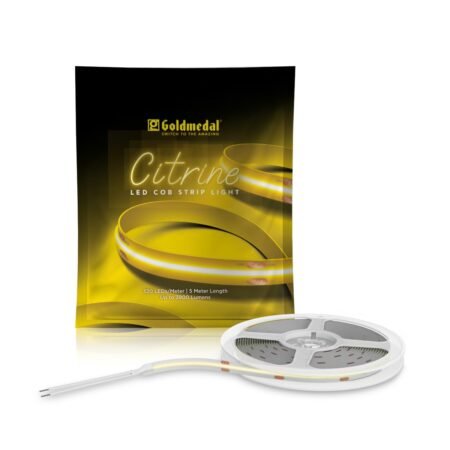 Goldmedal Citrine 45W LED COB Strip Light (3000K, 5 Meter) – Warm White, Energy Efficient, 1 Year Warranty