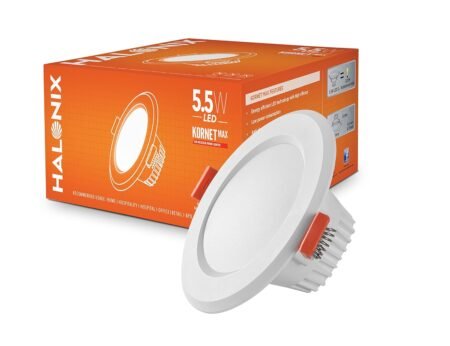 Halonix 5.5W Conceal Downlighter – Warm White (3000K) | 2-Year Warranty