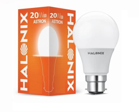 Halonix 20W B22 LED Bulb – Cool White | Bright & Energy Efficient Lighting (1-Year Guarantee)