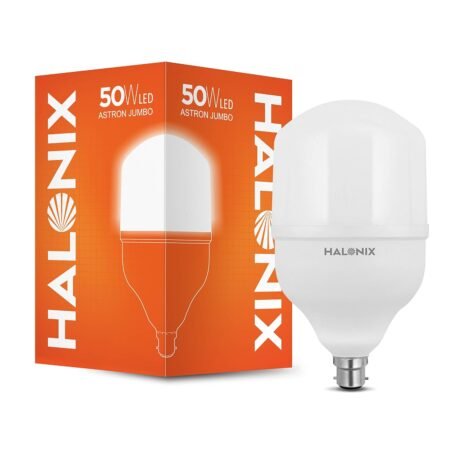 Halonix 50W B22 LED Bulb – Cool White | Pack of 2 | 1-Year Guarantee