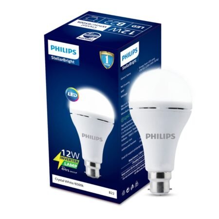 Philips 12W Emergency Inverter LED Bulb (B22 Base, Cool White 6500K)