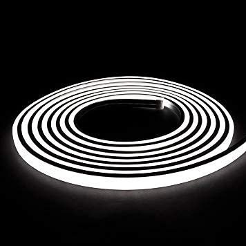 5 Meter White Neon LED Strip Light (120 LEDs/m) with 12V Driver - Image 2