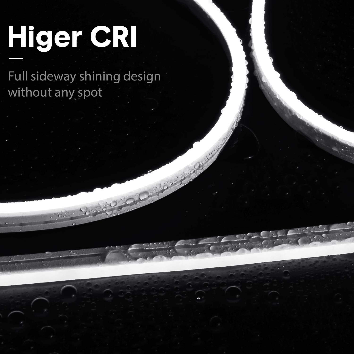 5 Meter White Neon LED Strip Light (120 LEDs/m) with 12V Driver - Image 5