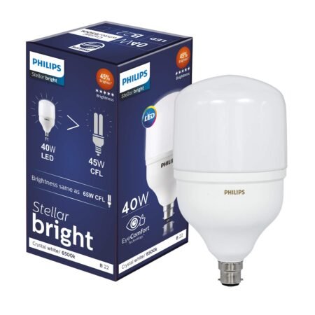 Philips 40W Stellar Bright LED Bulb | B22 Base | Cool Day Light (6500K)