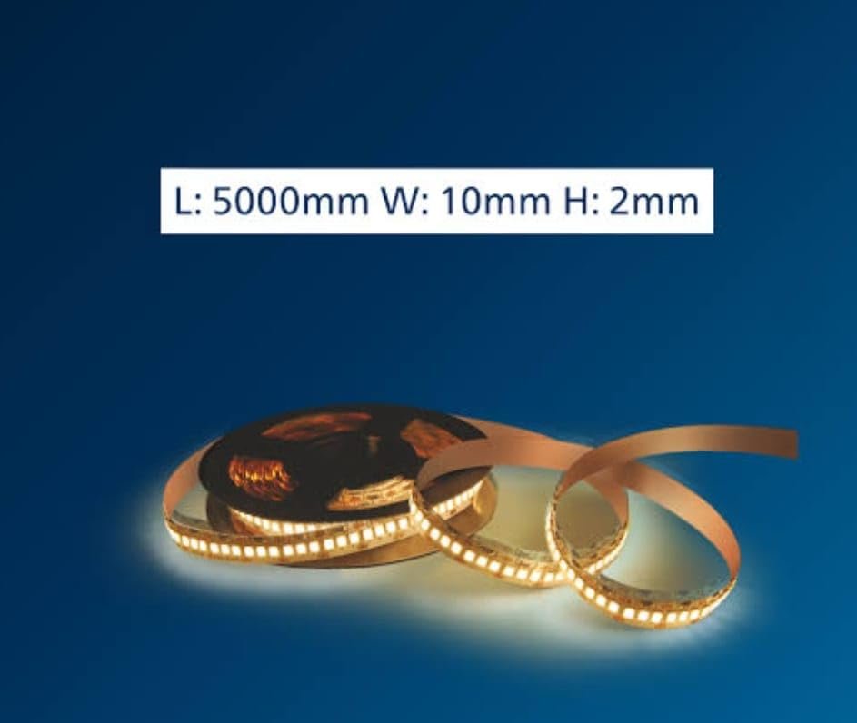 Philips 240 LED Strip + 5A LED Driver (Warm White 3000K) – 1 Year Warranty Premium High-Density LED Strip Lighting Combo for Homes & Interiors - Image 3