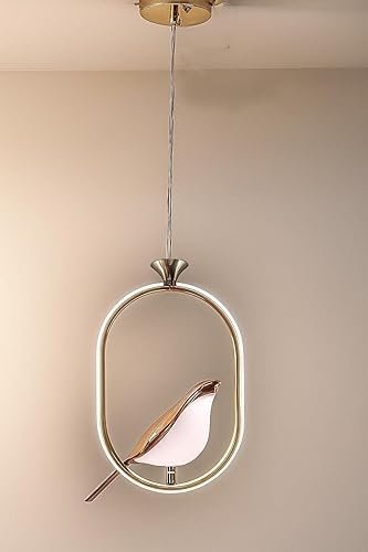 18W Colour Changing LED Bird Hanging Pendant Ceiling Light | 3-in-1 Colour Mode | Set of 2