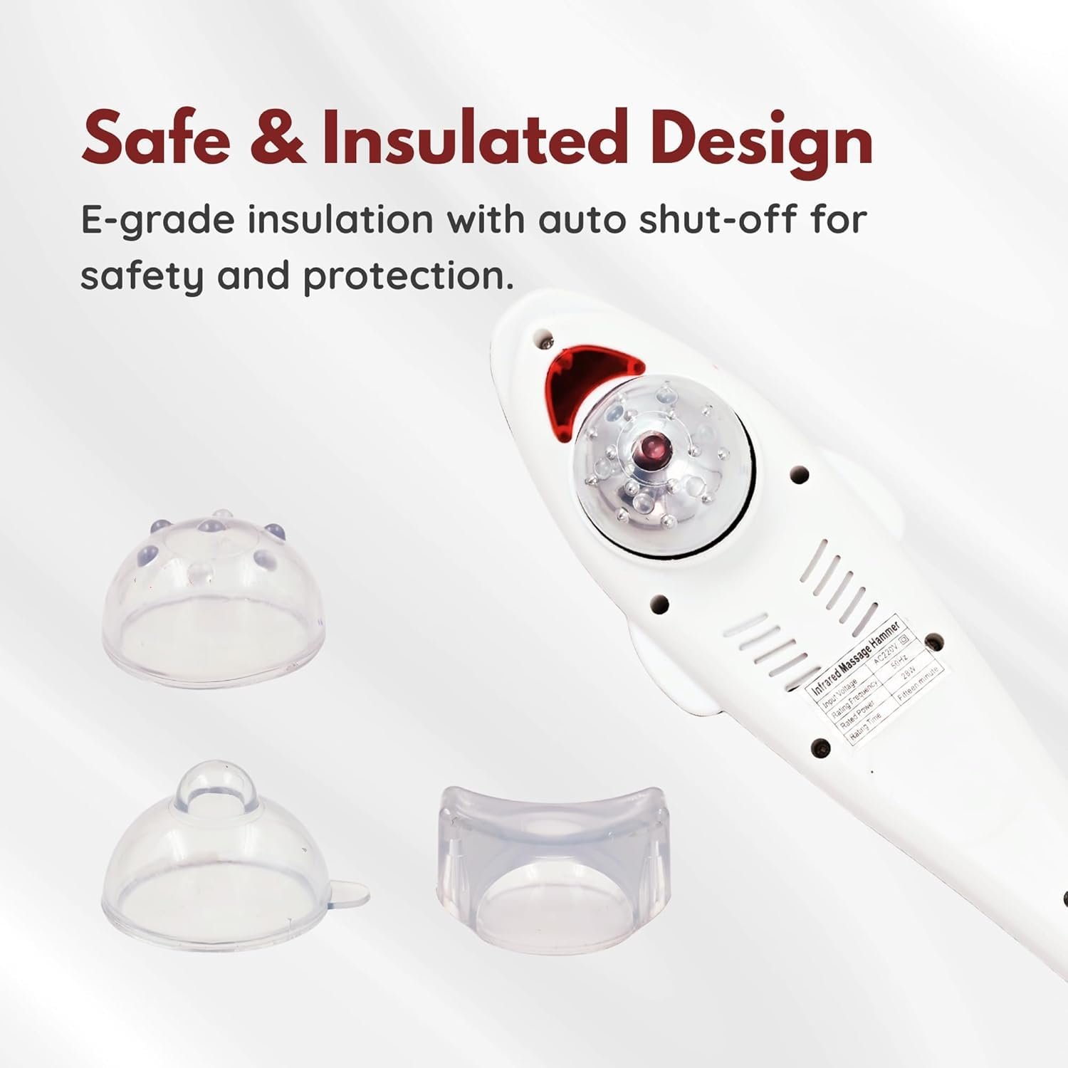 Dolphin Handheld Massager with Vibration & Infrared Therapy (Plug-In) - Image 2