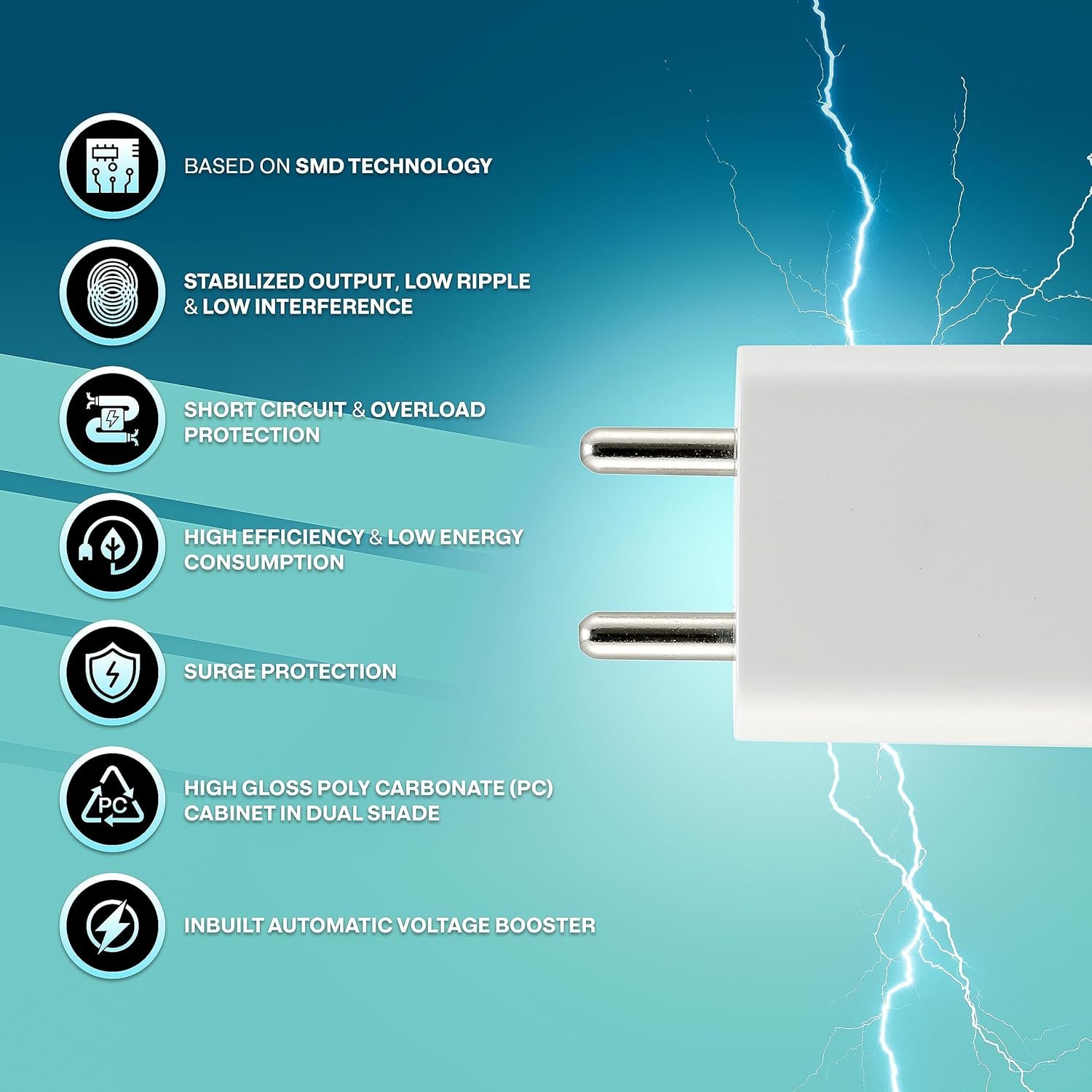 ERD TC-21 5V 2A Wall Charger Adapter | Fast Charging | Universal Compatibility - Image 2