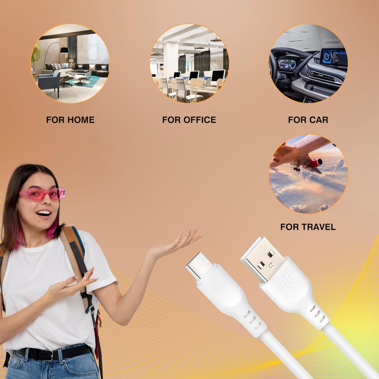 ERD UC-230 USB Type-C Metal Data Cable | 35W Fast Charging | High-Speed Data Transfer | 1 Meter - Image 4