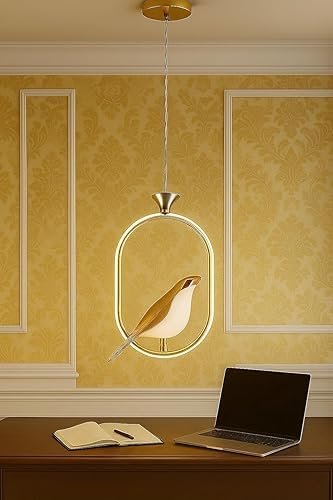 18W Colour Changing LED Bird Hanging Pendant Ceiling Light | 3-in-1 Colour Mode | Set of 2 - Image 2