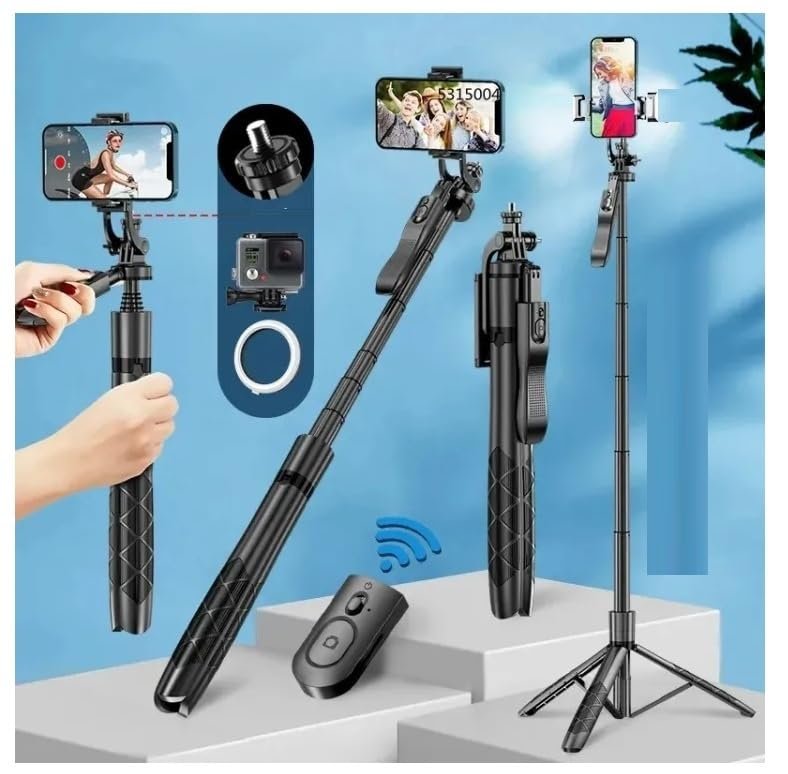 L16 Long 61-Inch Selfie Stick Balance Handle | Anti-Shake Shooting | Wide-Angle Photo Support - Image 7